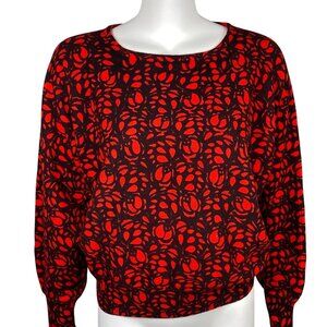 Vintage Essentials Lambswool Sweater Womens M Crewneck Long Sleeve Pullover